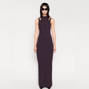 Chimi ribbed maxi dress